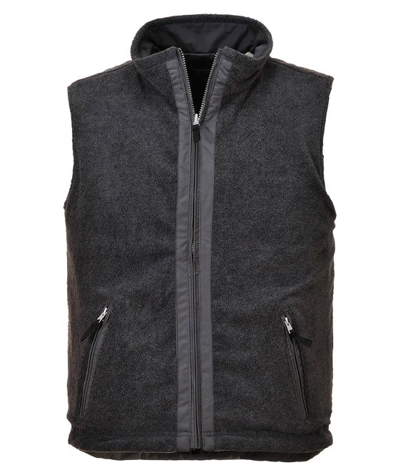 Gilet da lavoro impermeabile reversibile in Ripstop