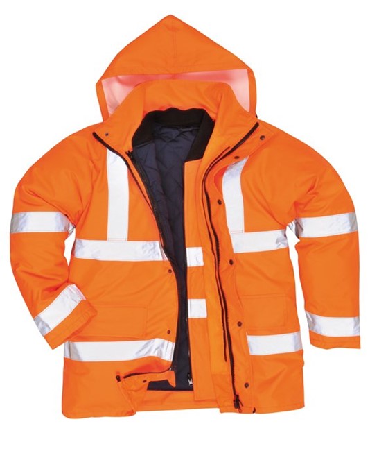 Parka alta visibilità impermeabile Portwest S468 Parka alta visibilità impermeabile Portwest S468