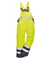 Pantaloni a pettorina invernali alta visibilità Portwest S489 Pantaloni a pettorina invernali alta visibilità Portwest S489