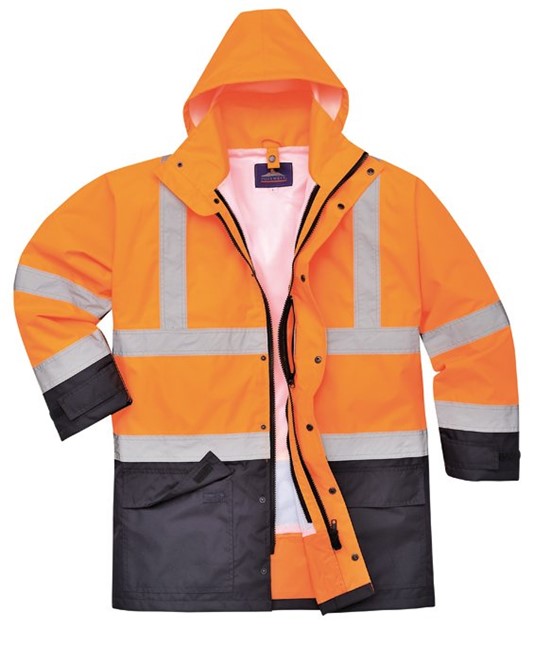 Parka alta visibilità impermeabile Portwest S768 Parka alta visibilità impermeabile Portwest S768