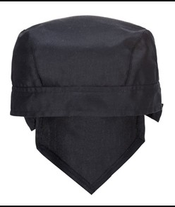 Bandana da cuoco 65% poliestere, 35% cotone. Taglia unica.