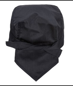 Bandana da cuoco 65% poliestere, 35% cotone. Taglia unica.