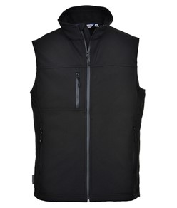 Gilet da lavoro impermeabile traspirante in Softshell