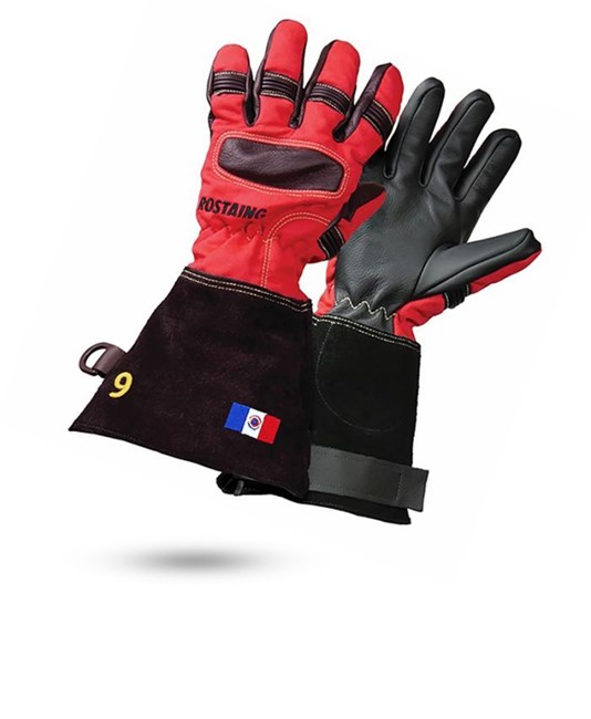 Guanti antincendio misto pelle rossa Guanti antincendio misto pelle rossa
