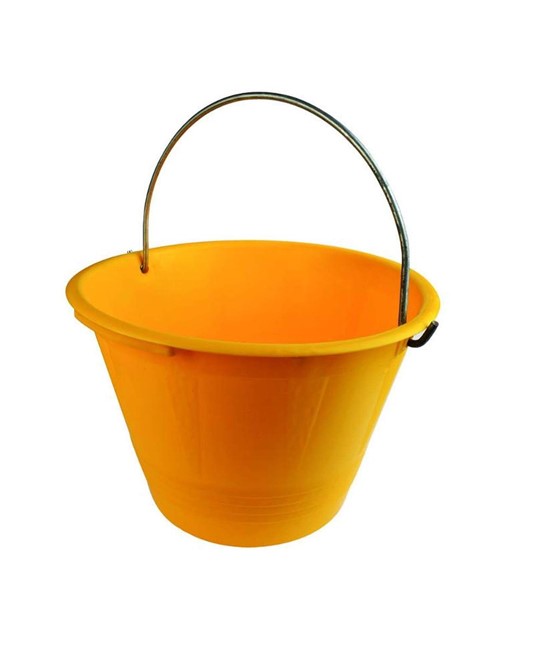 Secchio da cantiere giallo Secchio da cantiere giallo