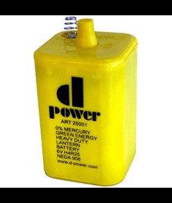 Batteria a molla  per lampeggiante da cantiere