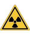Cartello pericolo  'Materiale radioattivo'