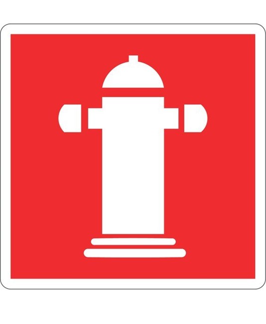 Cartello con simbolo 'colonnina idrante' Cartello con simbolo 'colonnina idrante'