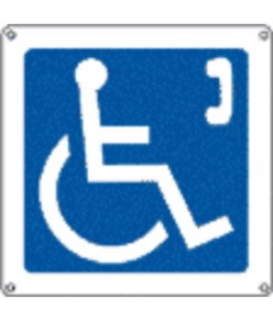 Cartello indicazione 'telefono disabili'