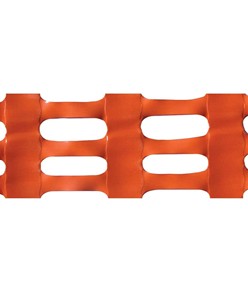 Rete per recinzione cantiere in polietilene arancione