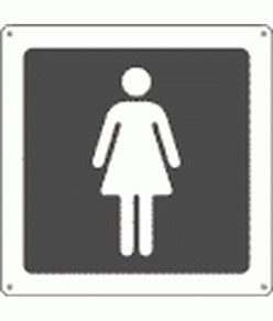 adesivi "WC DONNA"