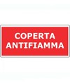Cartello 'coperta antifiamma'