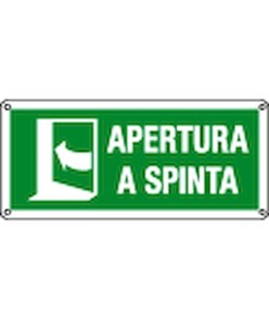 etichette adesive 'apertura a spinta' a sinistra