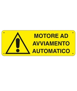 etichette adesive  motore ad avviamento automatico