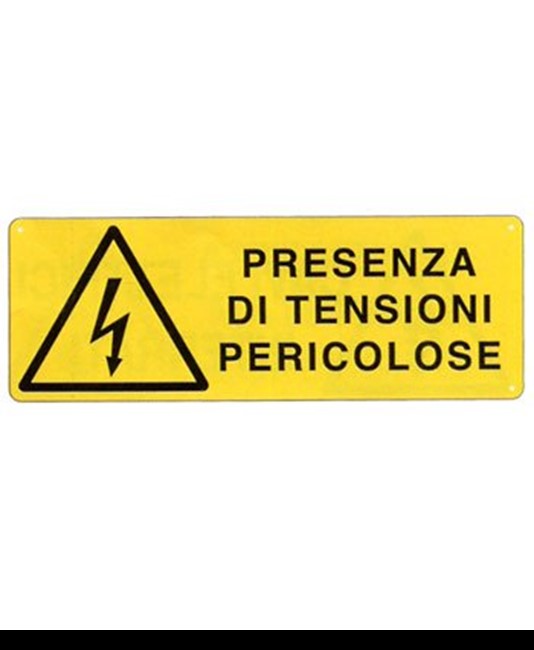 etichette adesive 'presenza di tensioni pericolose'