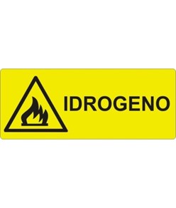 Etichette adesive  pericolo idrogeno