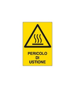 Cartello 'pericolo di ustione'