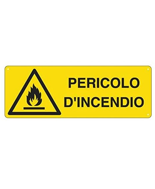 Etichette adesive pericolo d'incendio Etichette adesive pericolo d'incendio