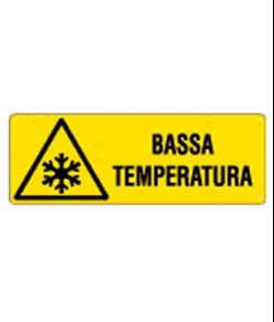 Cartello 'bassa temperatura'