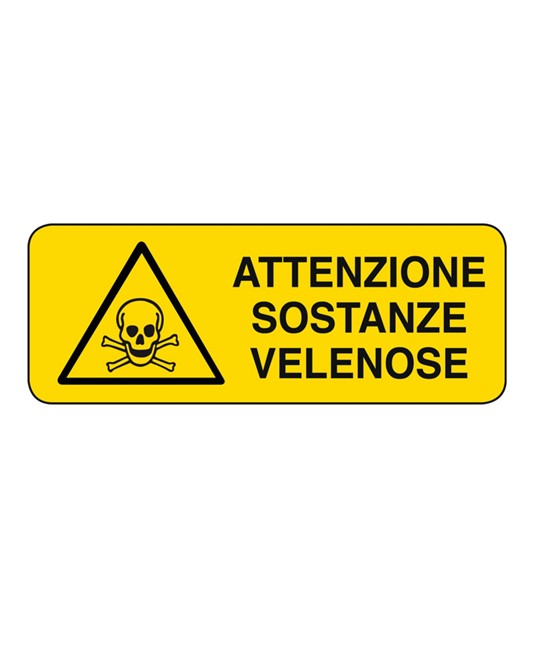 etichette adesive  attenzione sostanze velenose etichette adesive  attenzione sostanze velenose