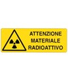 Cartello 'attenzione materiale radioattivo'