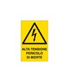 Cartello 'alta tensione pericolo di morte' Cartello 'alta tensione pericolo di morte'