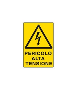 Cartello 'pericolo alta tensione'
