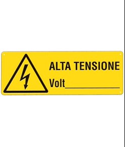 etichette adesive 'alta tensione Volt_'