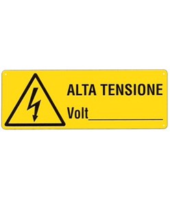 etichette adesive 'alta tensione Volt_'
