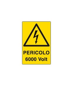 Cartello 'pericolo 380 Volt'