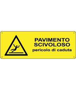 etichette adesive  pavimento scivoloso pericolo di caduta