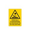 Cartello 'pericolo di radiazioni ultraviolette da saldatura' Cartello 'pericolo di radiazioni ultraviolette da saldatura'