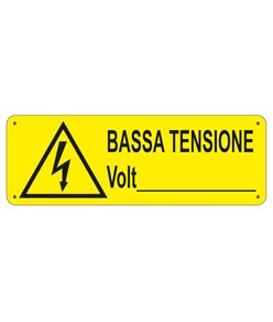 etichette adesive 'bassa tensione volt__'