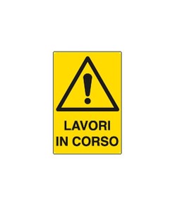Cartello 'lavori in corso'