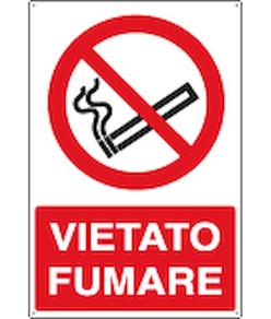 Cartello divieto di fumo