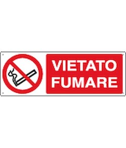 Cartello divieto di fumo