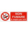 etichette adesive 'non fumare è meglio per tutti'