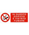 etichette adesive  in questo edificio è vietato fumare
