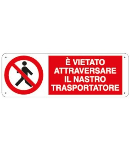 etichette adesive è vietato attraversare il nastro trasportatore etichette adesive è vietato attraversare il nastro trasportatore