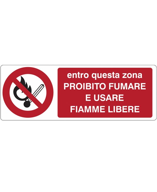 etichette adesive 'entro questa zona proibito fumare e usare fiamme libere' etichette adesive 'entro questa zona proibito fumare e usare fiamme libere'