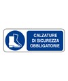 etichette adesive  calzature di sicurezza obligatorie