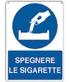 Cartello spegnere le sigarette Cartello spegnere le sigarette