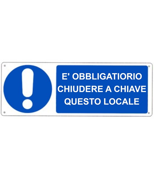 etichette adesive  è obbligatorio chiudere a chiave questo locale etichette adesive  è obbligatorio chiudere a chiave questo locale