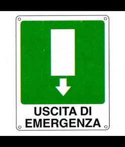 adesivi "Uscita di emergenza"