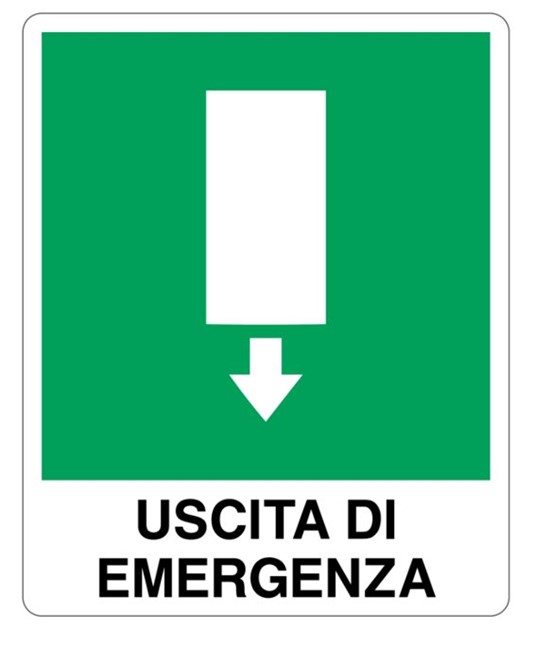 Cartello 'uscita di emergenza'