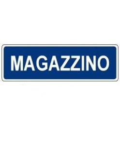 Cartello per interni 'magazzino'