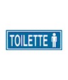 Cartello per interni 'toilette uomo'