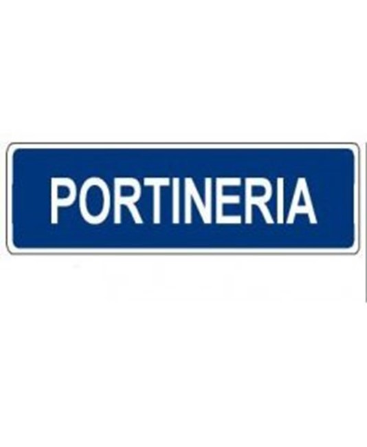 Cartello per interni 'portineria'