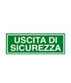 Cartello per interni 'uscita di sicurezza'