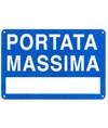 Etichetta adesiva 'portata massima___'